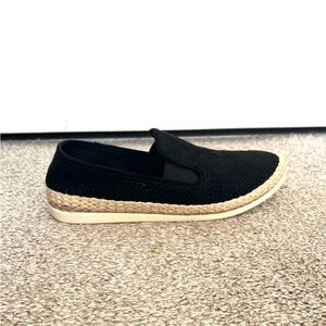 Esprit Women’s Black and Tan Espadrilles Casual Slip-On